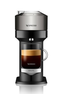 Krups Machine à café Nespresso Vertuo Next Noir/Titanium